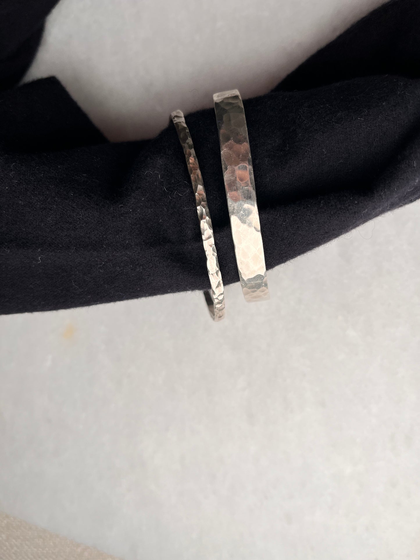 Silber-Armreif 5mm - mattiert