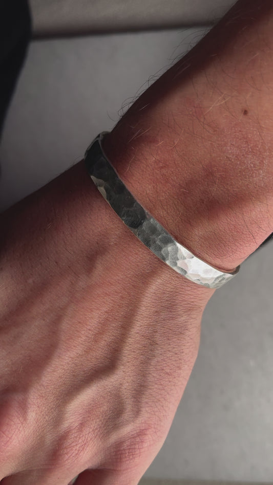 Silber-Armreif 5mm - mattiert